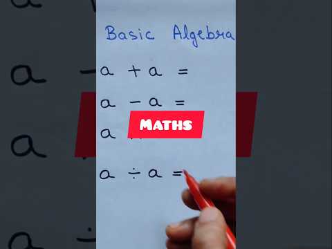 Basic Algebra #maths #algebra #tricks #shortvideo #shorts #short #shortsfeed #ytshort #fyp