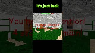Baldi's basics character swap - Baldi's basics mod - DODGING FAST BALDI #shorts  #baldisbasicmod