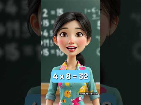 4x Times Table Song - Easy & Fun Way To Learn Multiplication Tables! #timestables #kidsfunlearning
