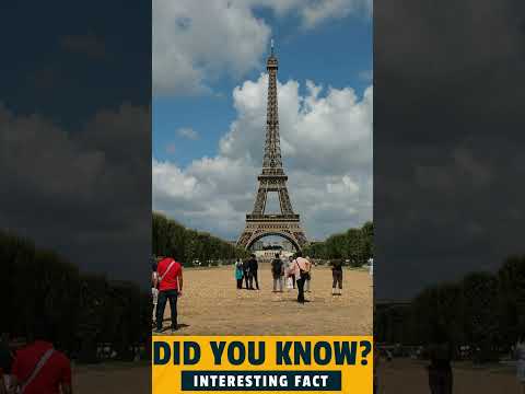 Eiffel Tower can grow taller in the summer