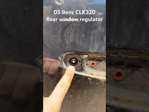 2005 Mercedes-Benz￼ CLK 320 Coupe rear window regulator #automobile #mercedesbenz