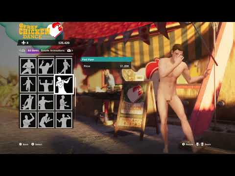 Saints Row - All Emotes at the Chicken Dance Studio