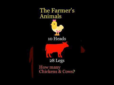 👉 The Farmer’s Animals Puzzle 🐔🐄 | Can You Solve It?
