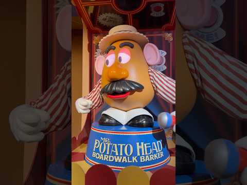 Mr Potato Head in Toy Story Mania at Disney’s Hollywood Studios!! 🎵 #disneyworld #disney #toystory