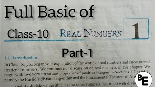 Class 10th math chapter1 Real Numbers Basics  Exercise1.1 NCERT Solutions |exercise1.1class10|CBSE|