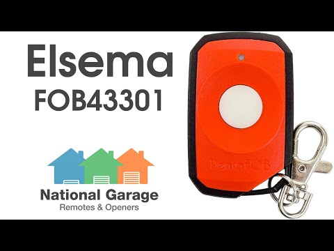 Elsema FOB43301 Garage Remote Control Video Description