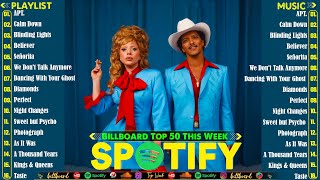 Bruno Mars, Maroon 5, Adele, Ed Sheeran, Dua Lipa, Rihanna, The Weeknd - Billboard Top 50 This Week