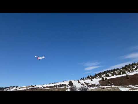 Ruslan flying the hobbyking prime tundra off of snow