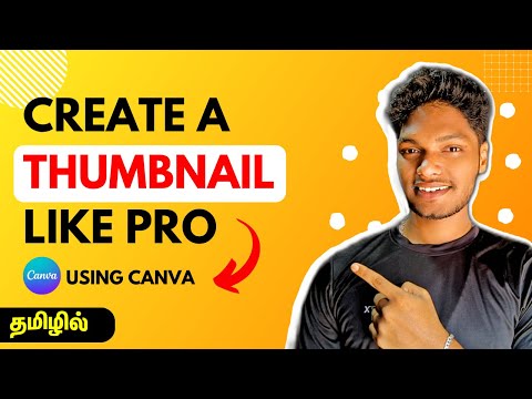 Canva Thumbnail Tutorial in Tamil 2023 UPDATED | #canvatutorial2023