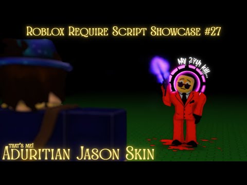 Roblox Require Script Showcase #27 | Aduritian Jason Skin (PRIVATE)