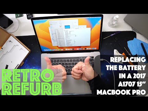 2017 15" Macbook Pro Battery Replacement | My New Windows Machine!!