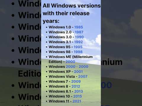 microsoft windows version  1985-2021 (windows 1.0 to windows 11)