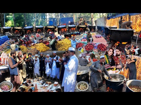 Amazing Marriage Ceremony in Afghanistan | Afghan Village Food | Kabuli Pulao