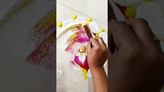 Attractive Rangolidesign ✨#rangoli #atractiverangoli #viralvideo #rangoliart #rangolidesigns #artist