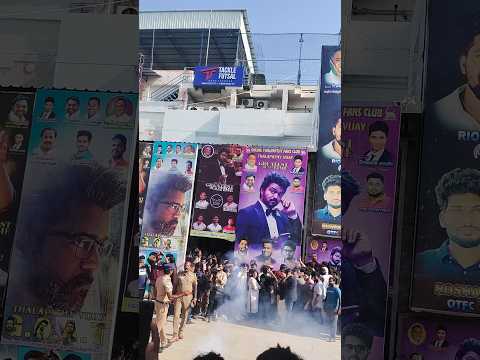 goat movie first day first show | Vijay fans celebration  #goat