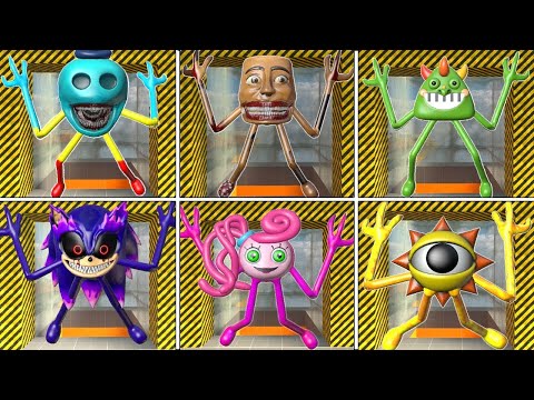 ALL Roblox Innyume Smiley's Stylized Lin Gang Tung Sahur Sprunki Sonic.exe TORTURE in Garry's Mod!