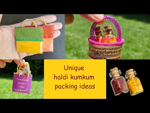 Unique Haldi kumkum Packing ideas|Pasupu Kumkuma #pasupukumkuma#haldikumkum #navratri #bommalakoluvu