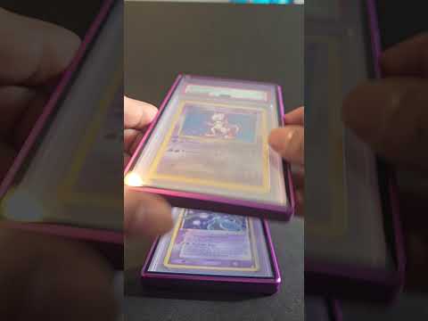 Mewtwo No Rairty Symbol. Mewtwo Gold Star. Base Set 1st ed.