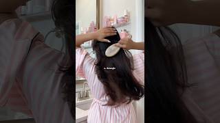 MORNING HAIR CARE ROUTINE 🪽🫧#haircare #haircareroutine #hairtutorial #selfcareproducts