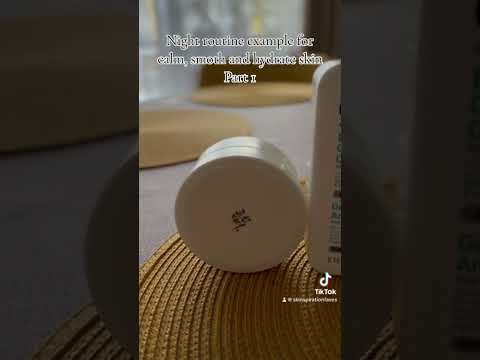 Night routine suitable for all the skin types. #skincare #skincareroutine #skincareproducts