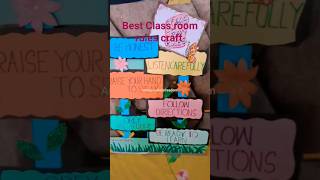 class room rules craft #classproject #classroomrules #artbypriyakidsfreedom #bestschoolproject #new