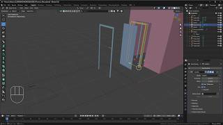 Videoguide - Custom Door, Frame, Lining, Panel, Handle, Solidify, Mirror, Modeling Tips and Tricks