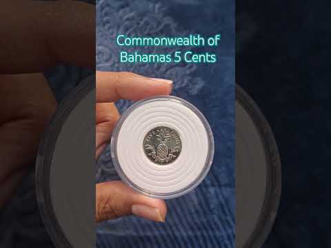 Bahamas 5 Cents.  #numismatics #coin #numismatic #coincollecting
