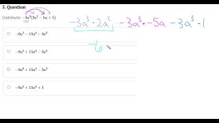 Simplify Expressions   Distribute #5