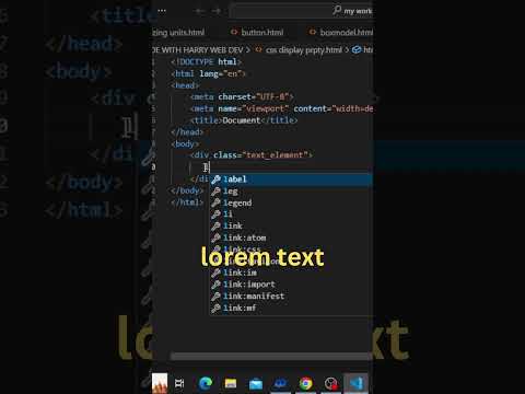 Html CSS Text Shadow Effect in 1 Minute - Tutorial for beginners #shorts