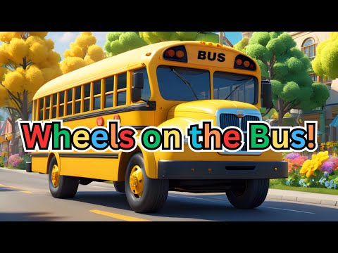 🚍🎶 The Wheels on the Bus | Nursery Rhymes | Kids Songs | Fun Learning 🚍🎶