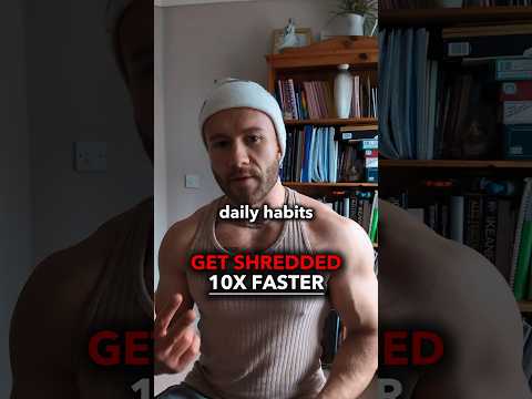 Try these 3 EASY habits to get shredded in 3 months 💪#testosteronetips #fitnessadviceformen