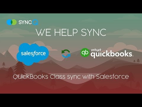 SyncQ Sync Automation - Syncing QuickBooks Class to Salesforce