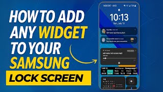 How to Add Any Widget to Your Samsung Lock Screen (No Root Needed!)