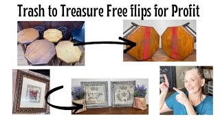 Trash to Treasure | Free Flips for profit | DIY | IOD | JRV Stencils