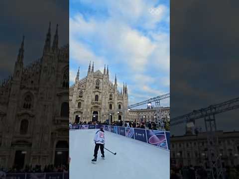 Winter fun in the heart of Milan! 🙌🇮🇹