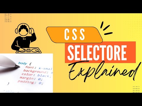 CSS Selectors Explained with Examples | Learn HTML & CSS