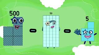 NUMBERBLOCKS | SUBTRACTION OF THREE NUMBERS FROM LARGEST TO SMALLEST NUMBER | #mathforkids