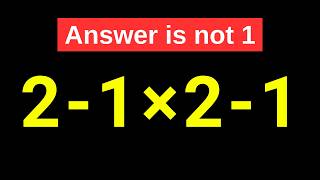 Only 1 in 10 Can Solve This Math Problem!