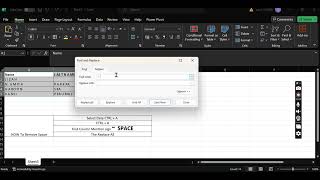 How To Remove Space in Excel Column ,