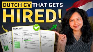 This CV Format Will Get You a Job in The Netherlands | Step-by-Step Tutorial 🇳🇱