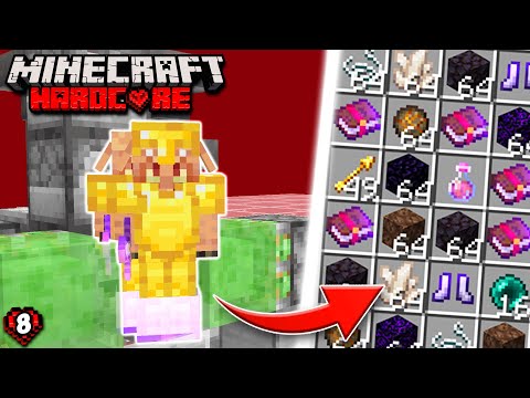 I Built an INSANE Bartering Farm in Hardcore Minecraft! (#8)