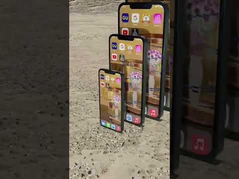 アイフォン13を使った巨大ドミノ　iPhone 13 domino effect run #Shorts