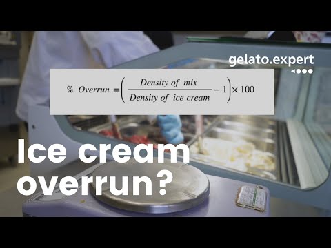 How to measure overrun of ice cream and gelato - Gelato Expert Academy