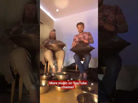 Two Handpans music #handpan #relaxation #music #meditation #percussion #livemusic #shorts  #musician