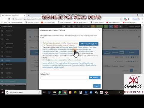 How To Add Customer On Grandse Pos Billing Software?