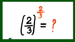 (2/3)^2/3=?|USA Olympiad maths question||Calculator Not Allowed||
