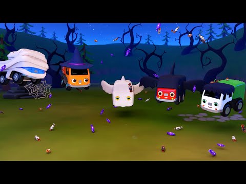 Wheels on the Bus Halloween song | I'm Little Teapot | Nursery Rhymes & Kids Songs - Baby Car Songs