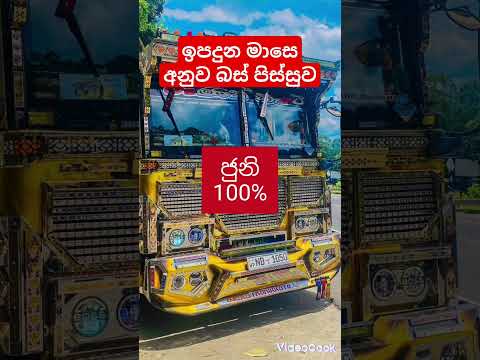 ඉපදුන මාසෙ අනුව ඔයාගෙ බස් පිස්සුව කීයද බලමු.☝