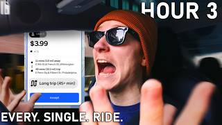 Uber Driver Accepts EVERY Ride Given for 48 Hours