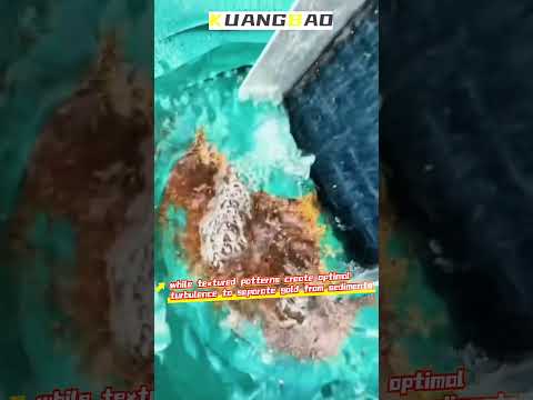 Gold recovery effect of ribbed mats in a sluice box #gold #goldmines